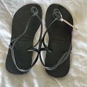 Havaianas Women's Classic Black Sandals